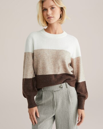 WE Fashion Neulepaita värissä beige: etupuoli