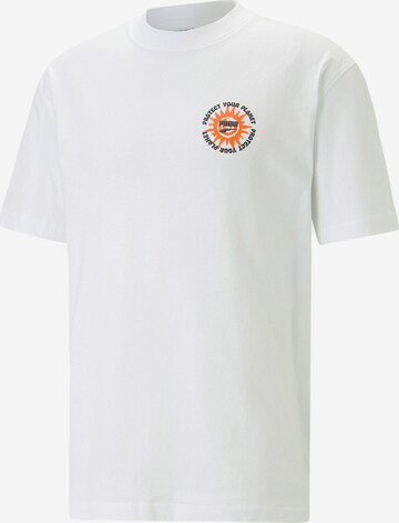 PUMA T-Shirt 'DOWNTOWN' in Weiß: predná strana