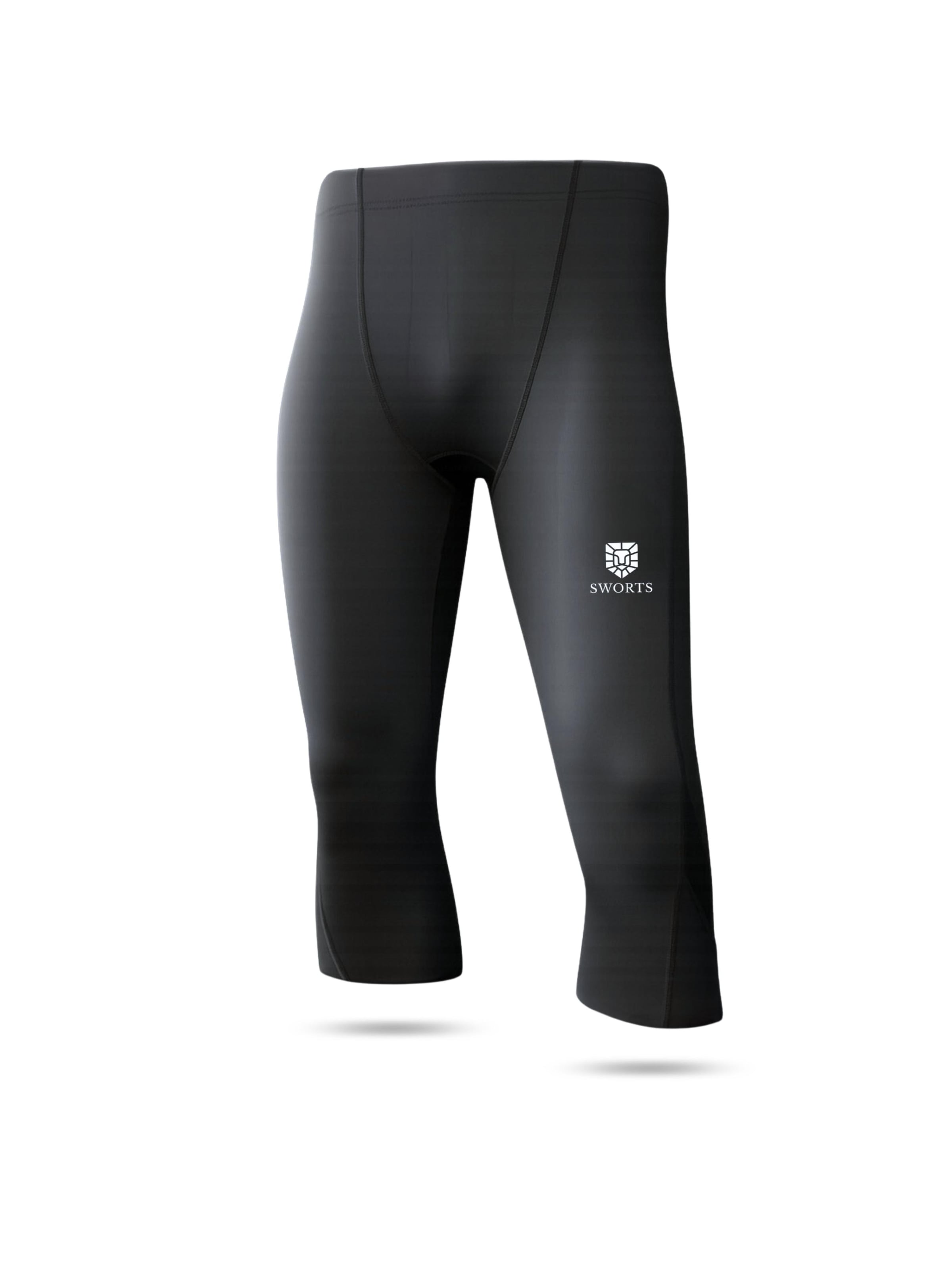 SWORTS Slimfit Sporthose 'OWN'‌‌‌‌‌‌‌‌ in Schwarz: Vorderseite
