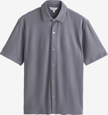 Next Button Up Shirt in Grey: front
