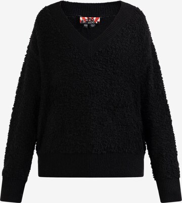 Pull-over 'Nolie' myMo ROCKS en noir : devant