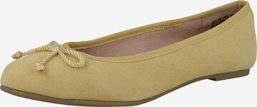s.Oliver Ballet Flats in Yellow: front
