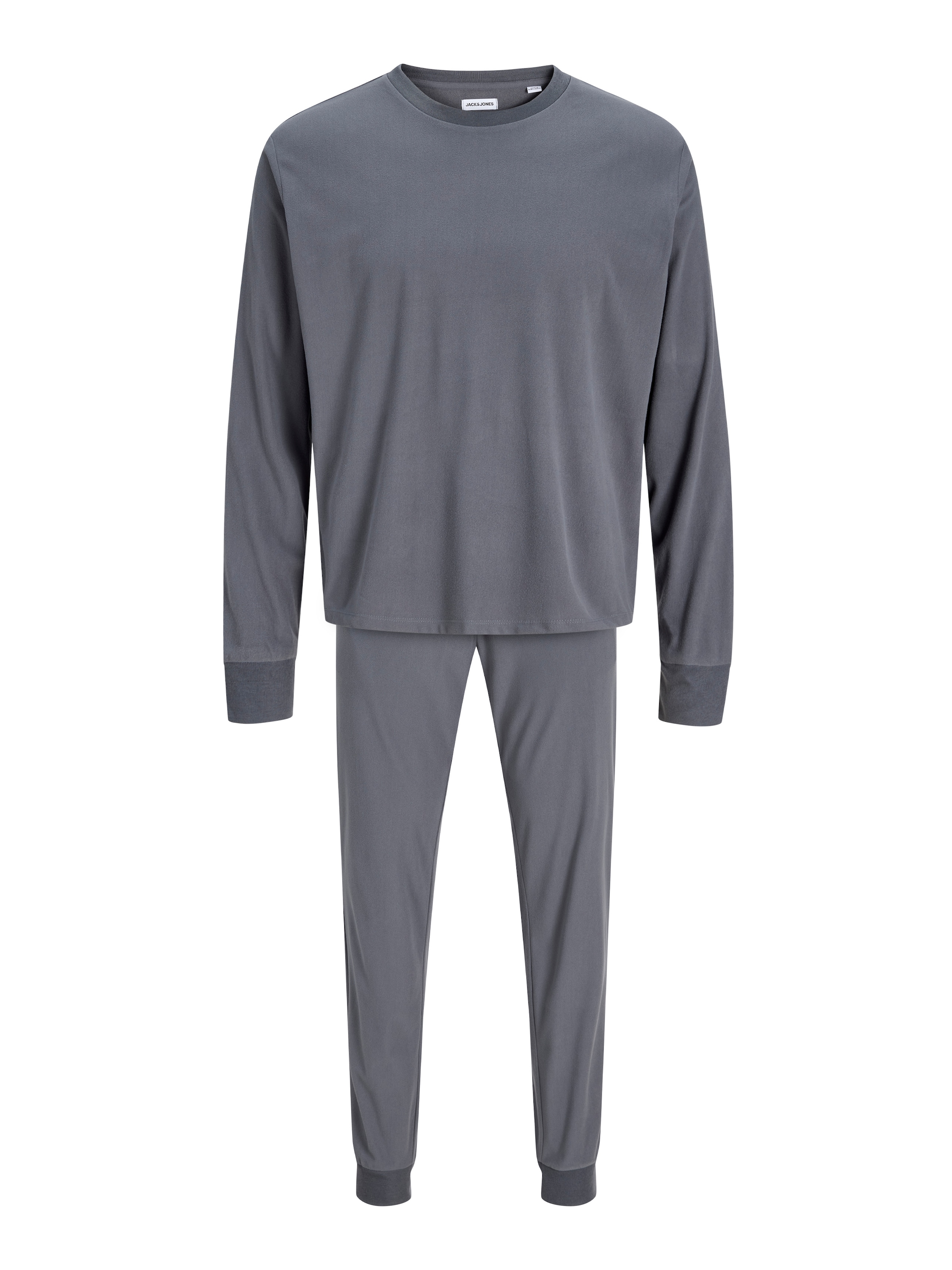 JACK & JONES Strój domowy 'JACSOLID' w kolorze szary: przód