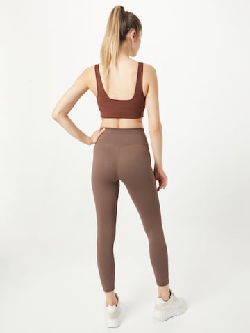 aim'n Skinny Workout Pants in Brown