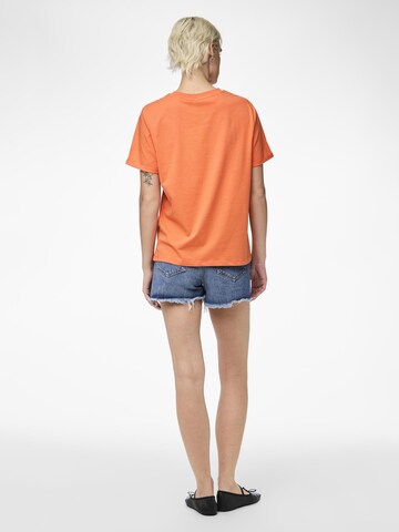 PIECES Shirt 'PCRia' in Oranje