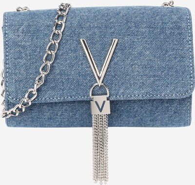 VALENTINO Schoudertas 'Divina' in de kleur Blauw denim / Zilver, Productweergave