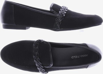 Anna Field Flats & Loafers in 39 in Black: front