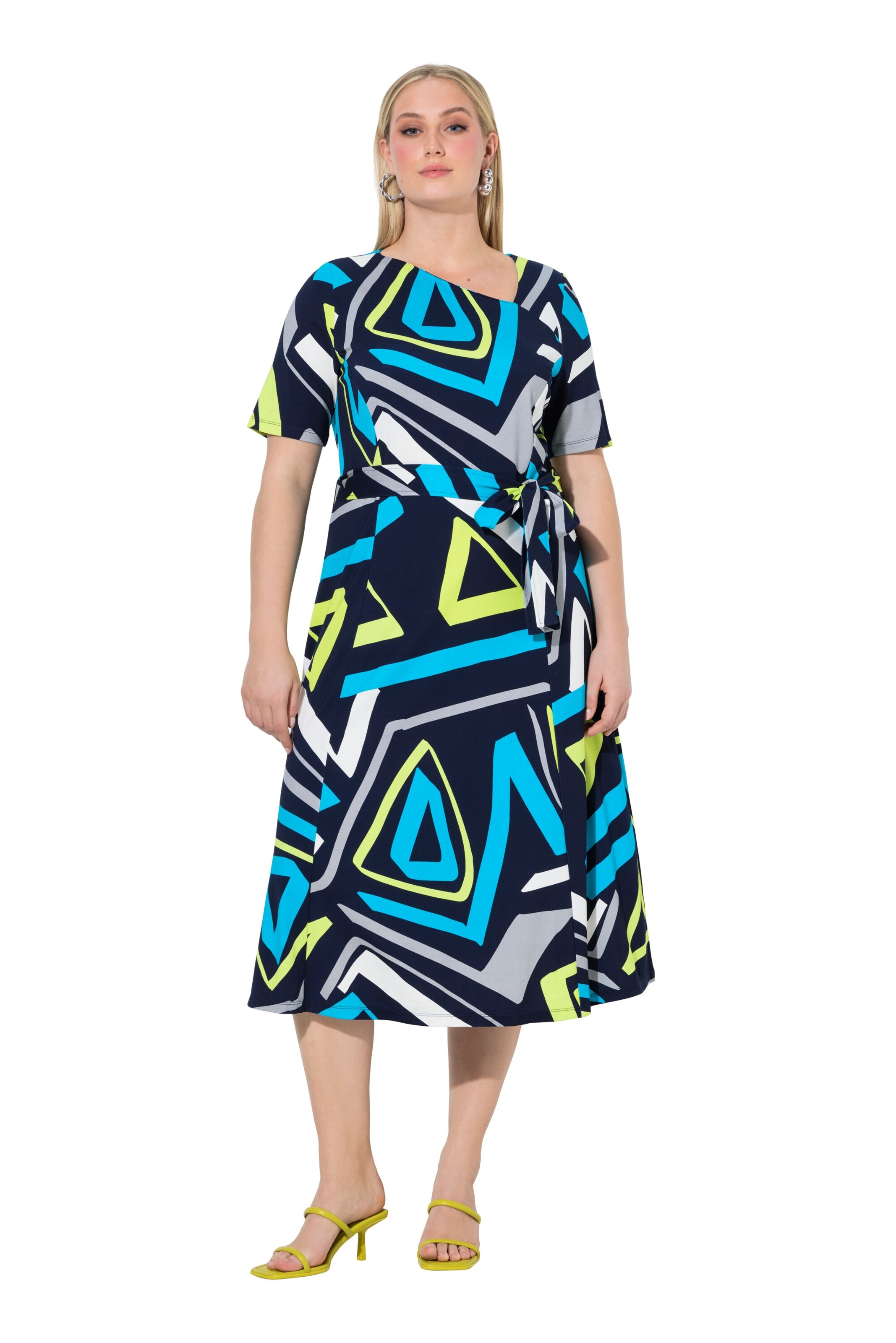 Ulla Popken Kleid in Blau: Vorderseite