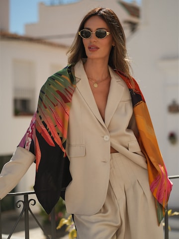 Foulard 'Sunset Mulberry' My Minelli en marron
