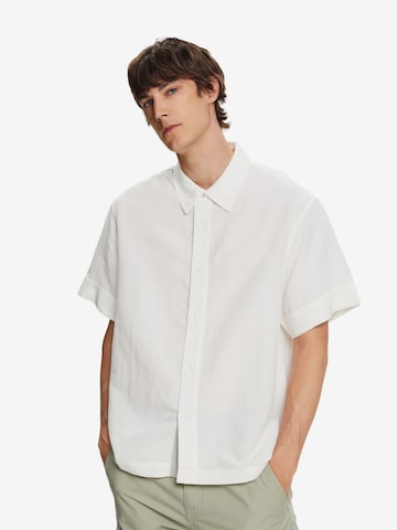 ESPRIT Regular fit Shirt in White: front
