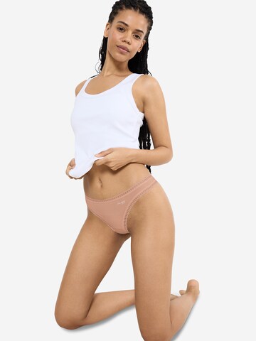 SLOGGI Thong 'GO Crush' in Brown