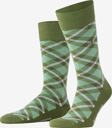 BURLINGTON Socken 'Tartan' in Grün: Vorderseite