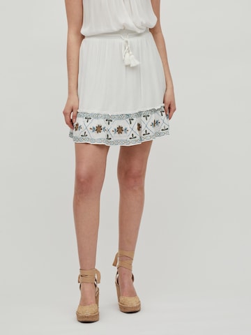 VILA Skirt 'Nette' in White: front