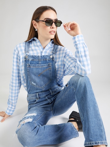 regular Jeans con pettorina 'Ava' di Dondup in blu