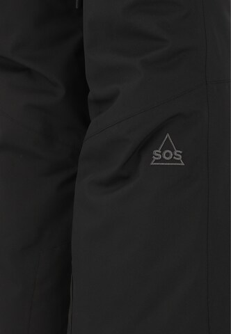 SOS Regular Skihose 'Keilberg' in Schwarz