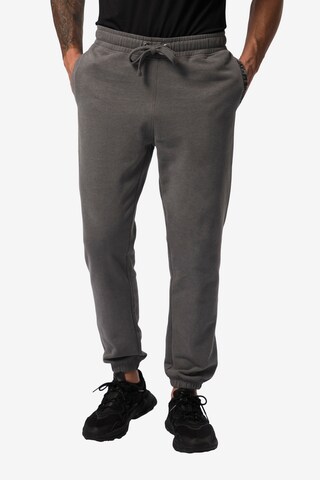 JAY-PI Tapered Workout Pants in Grey: front