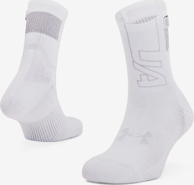 UNDER ARMOUR Sportsocken in hellgrau / weiß, Produktansicht
