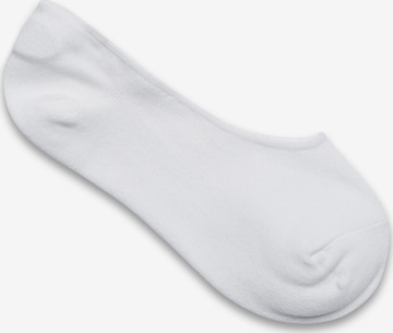 Calzino invisibile di JACK & JONES in bianco: frontale