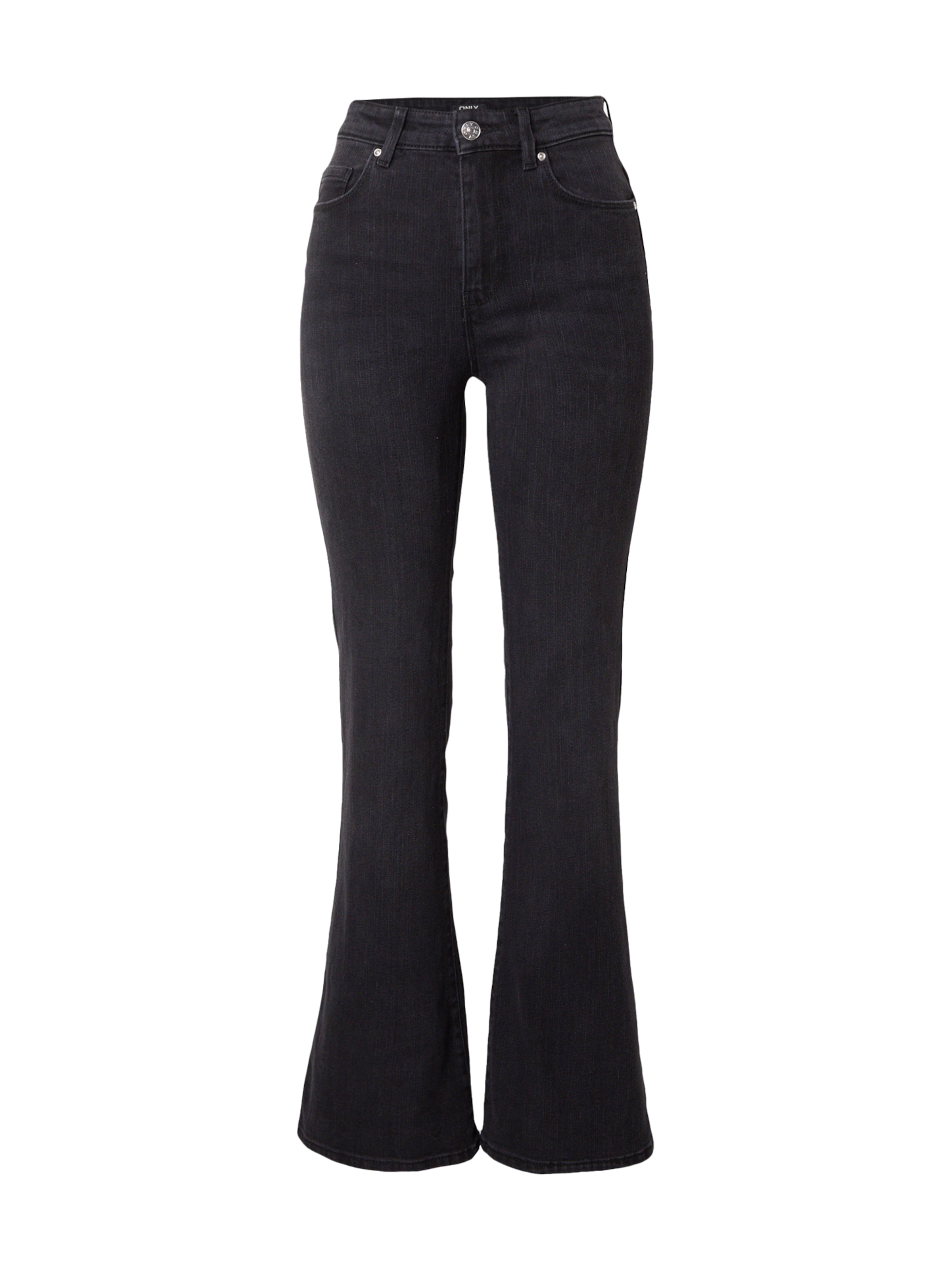 melns ONLY Plati gali Džinsi 'ONLHENNI': no priekšpuses