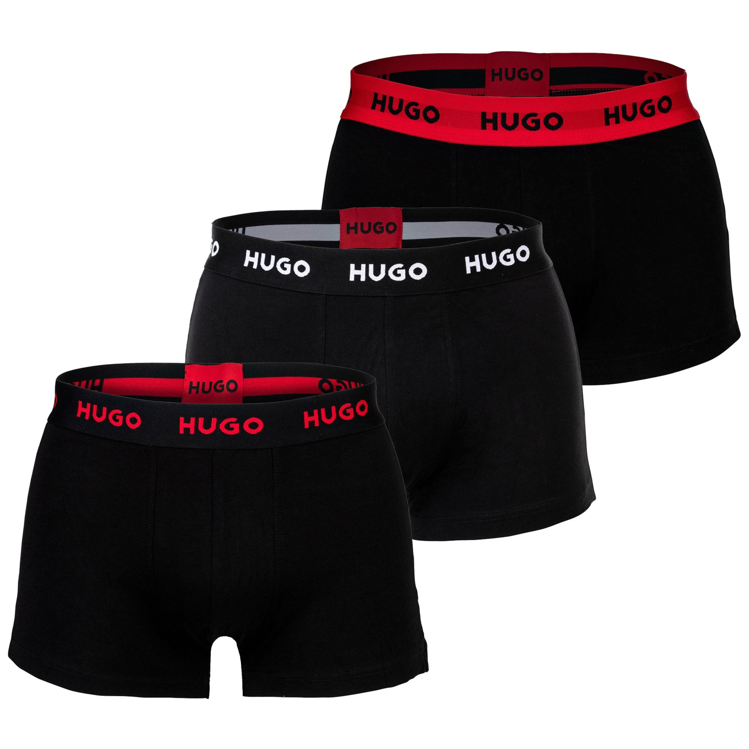 HUGO Boxer shorts in Black: front