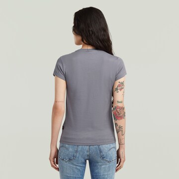 G-STAR Shirt - 'Eyben Slim V' in Grau