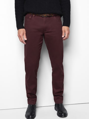 MEYER Loosefit Chinohose M5 Five 9-6106' in Rot: Vorderseite