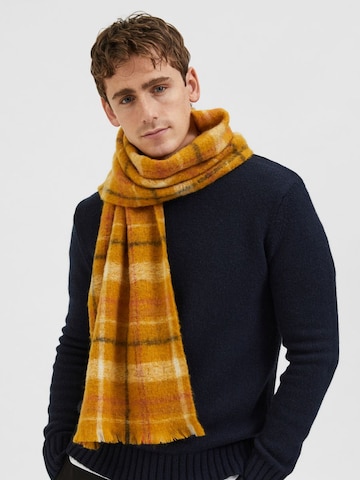 SELECTED HOMME Scarf in Yellow: front