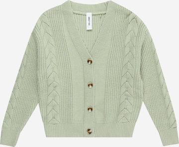 ABOUT YOU Knit Cardigan 'Elise' in Green: front