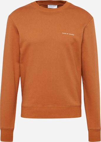 Tiger of Sweden Sweatshirt 'EMERSON' in Braun: predná strana