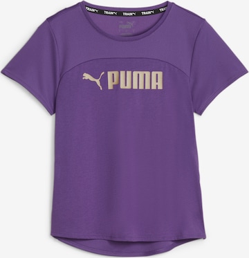 T-shirt fonctionnel PUMA en violet : devant