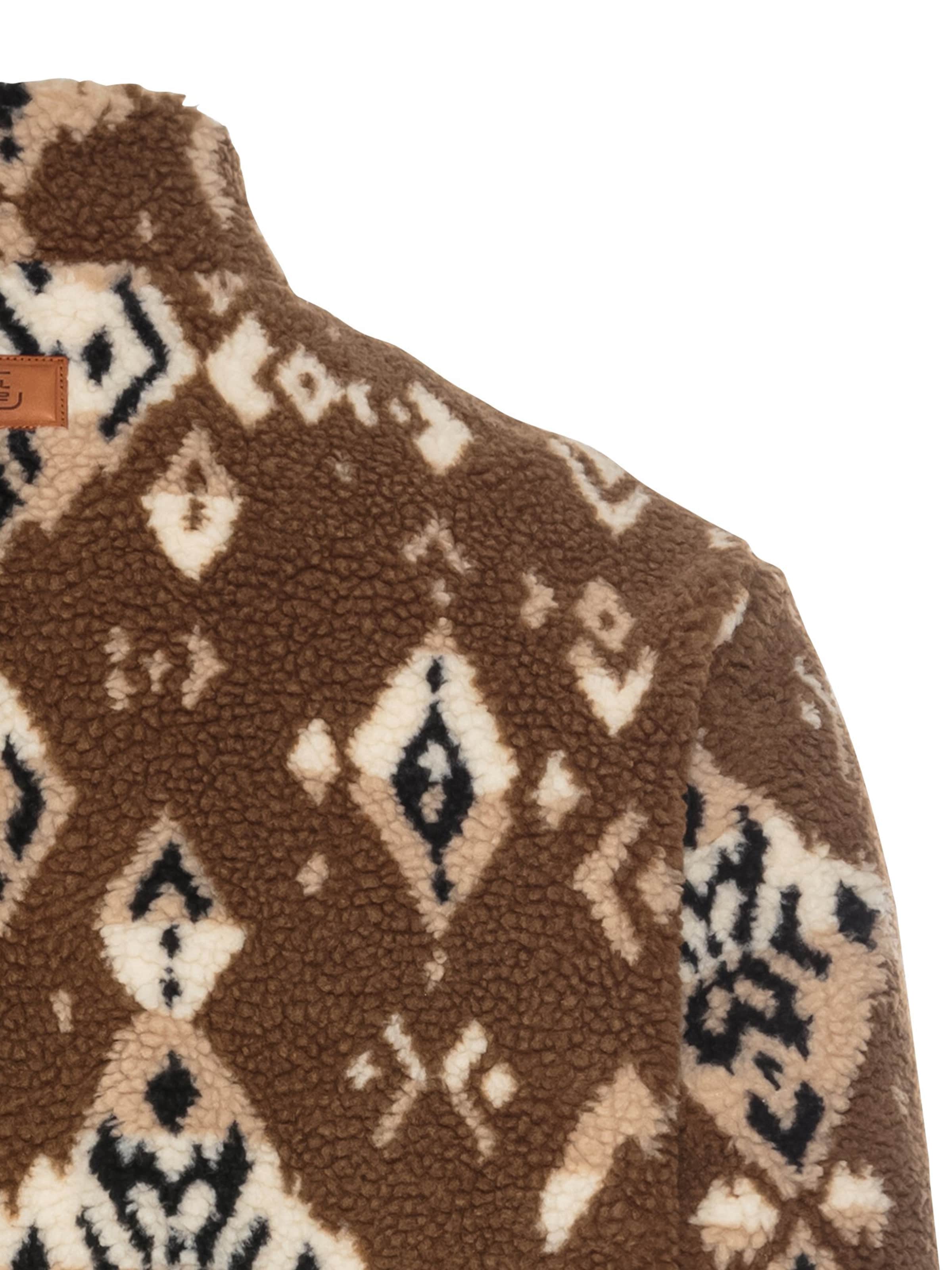 CAMEL ACTIVE Fleece Jacket in Brown