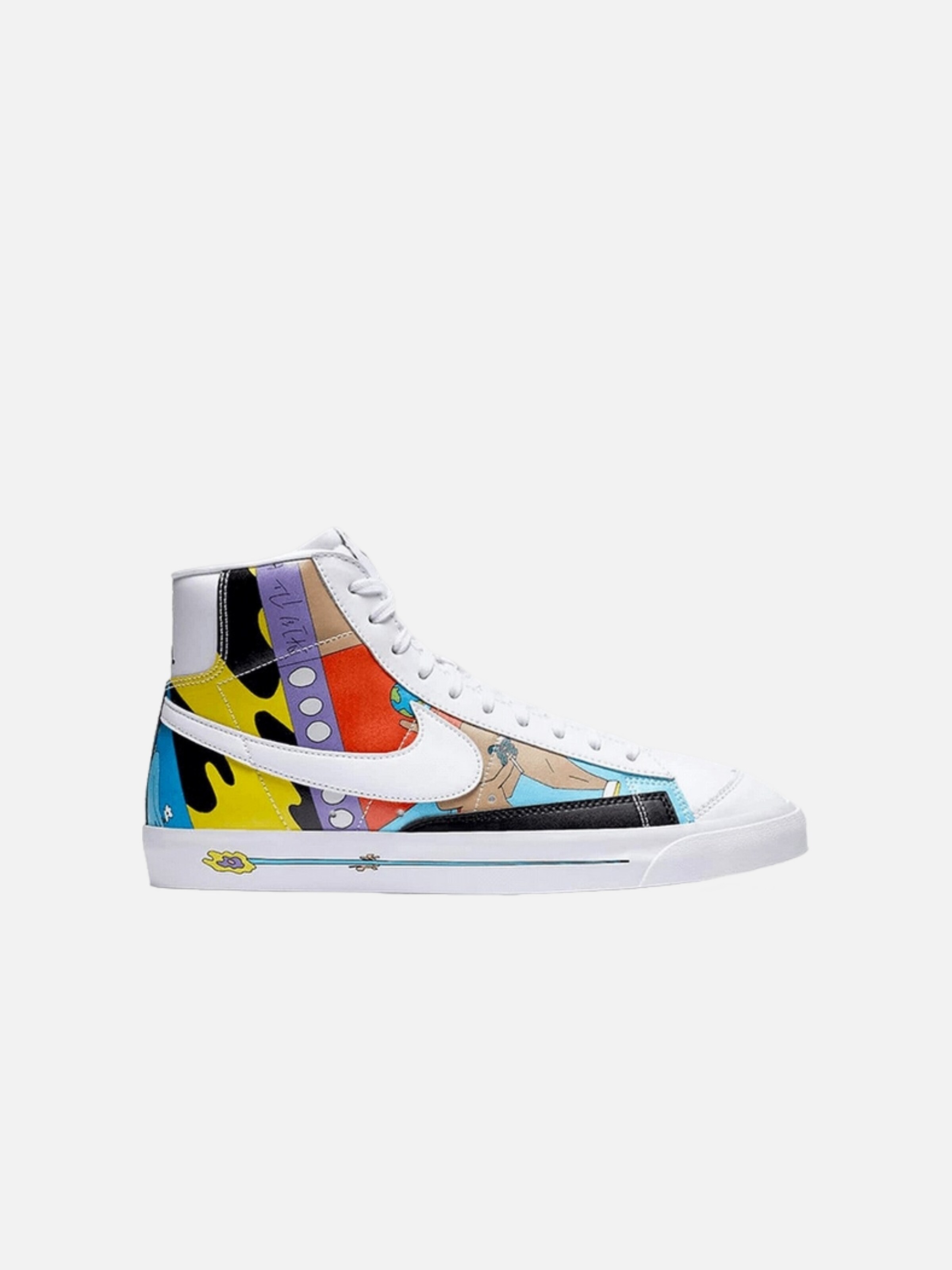 Sneaker alta 'Ruohan Wang' di NIKE in colori misti: frontale