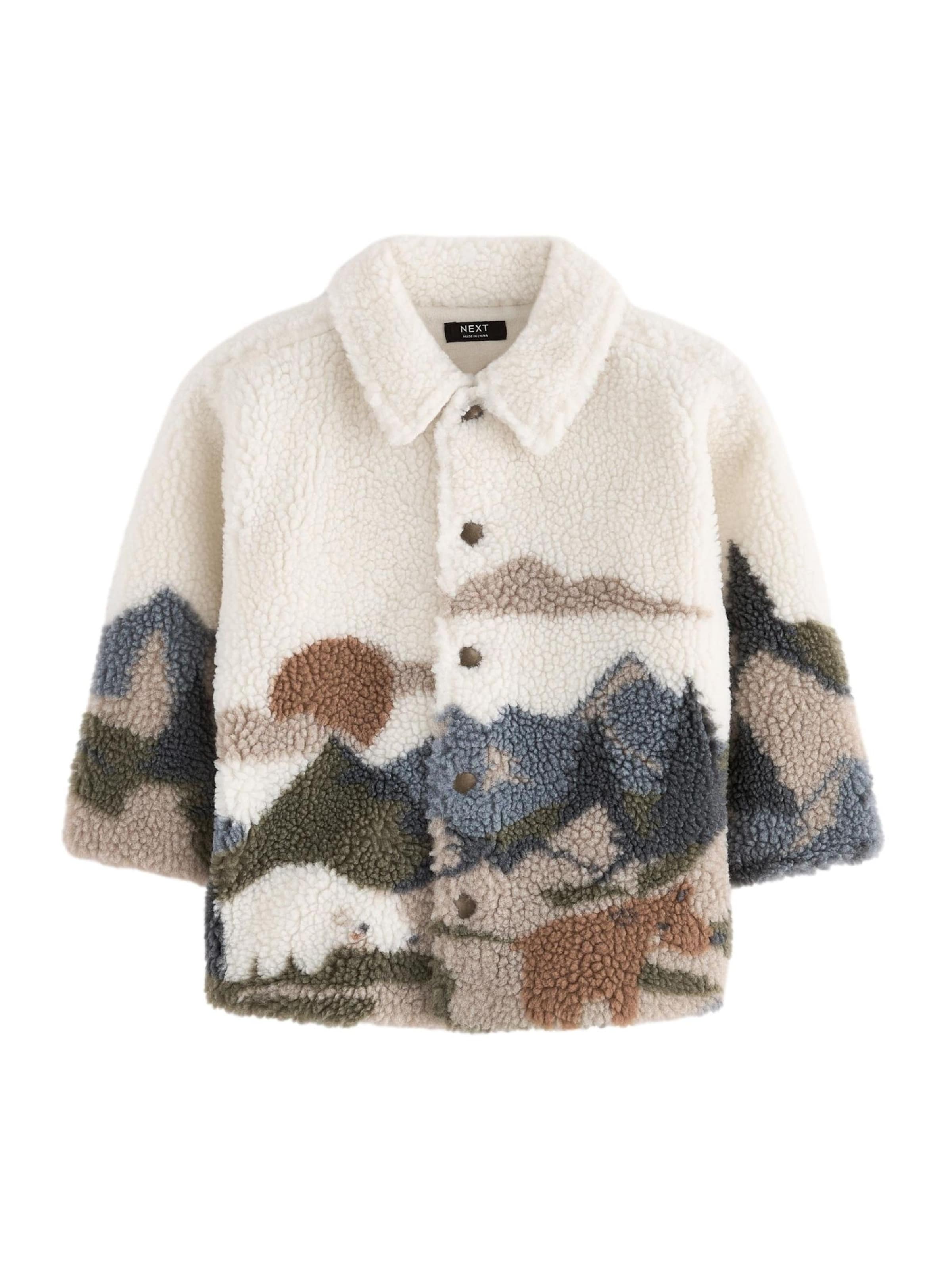 Next Övergångsjacka i vit: framsida