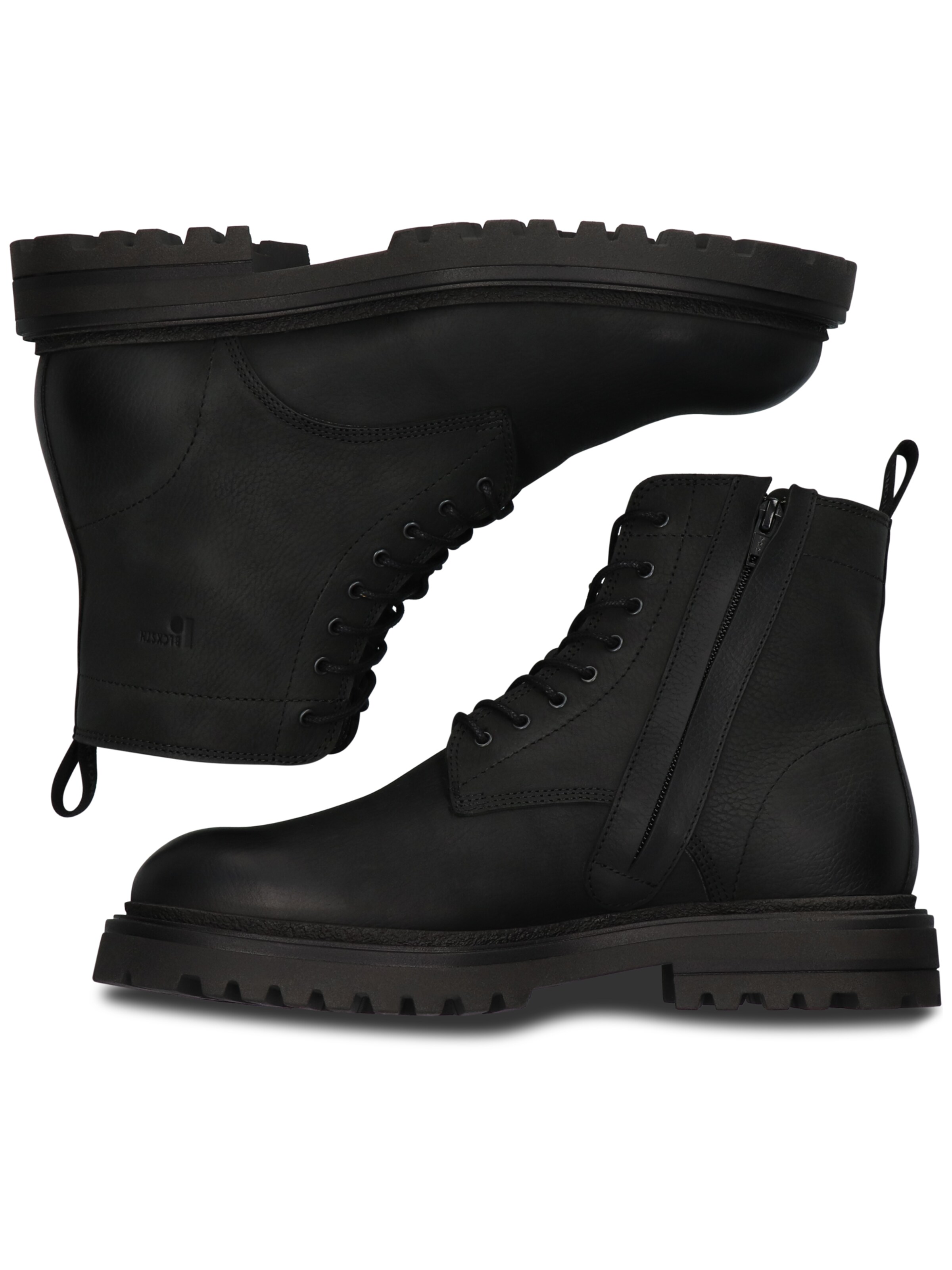 Boots stringati di BLACKSTONE in nero
