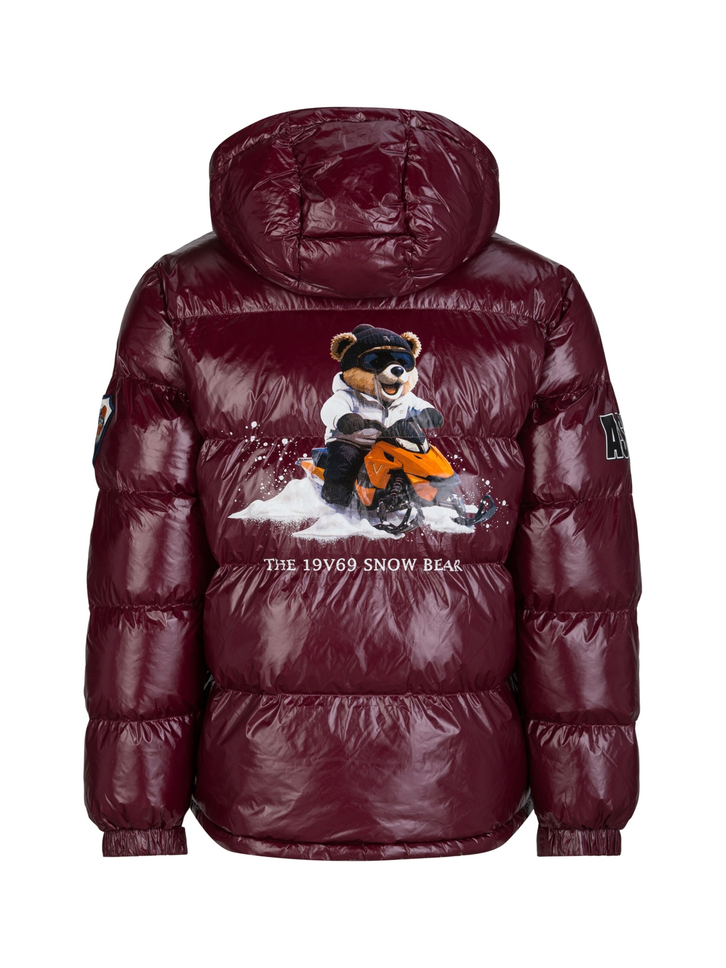 Veste d’hiver 'Jacob' 19V69 ITALIA en rouge : derrière