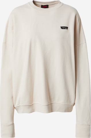 MisspapSweater majica - bež boja: prednji dio