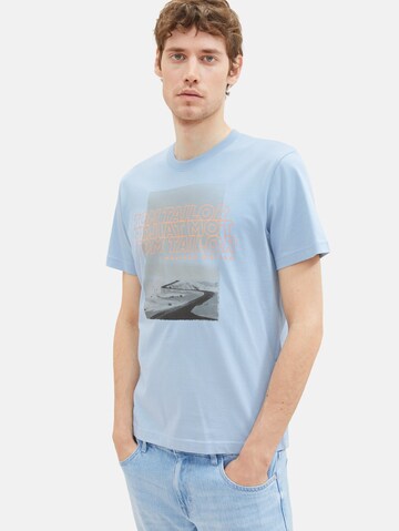 TOM TAILOR T-Shirt in Blau