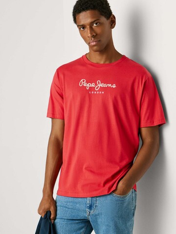 Pepe Jeans Shirt 'Eggo N' in Rood