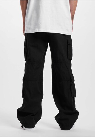 Loosefit Pantalon cargo DEF en noir