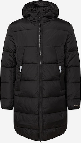 TOM TAILOR DENIM Between-Seasons Coat in Black: front
