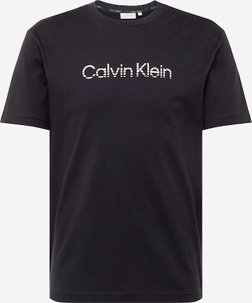 melns Calvin Klein T-Krekls: no priekšpuses