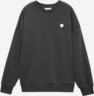 MANGO TEENSweater majica 'Ballet' - siva boja: prednji dio