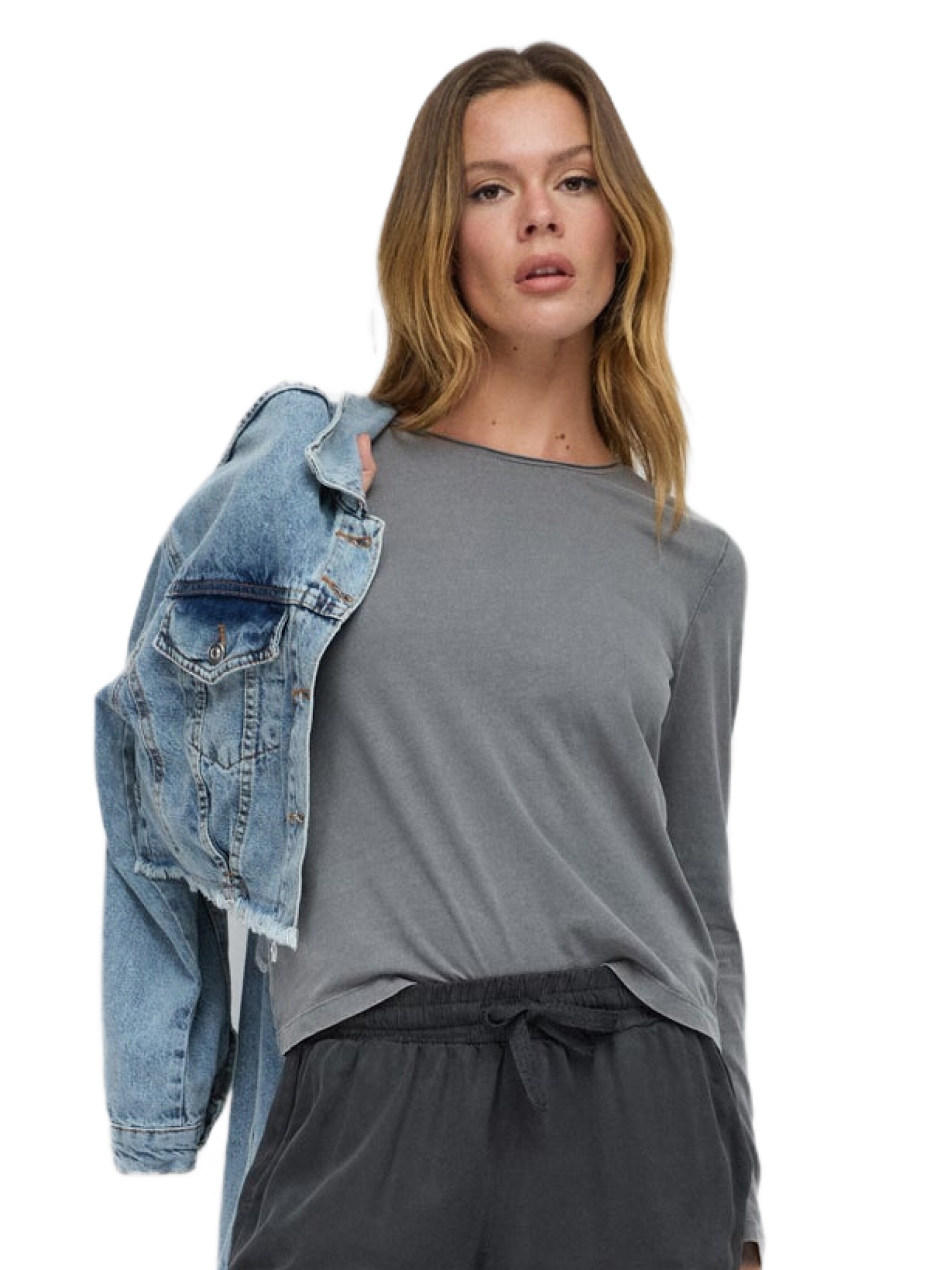 No Matter What Shirt in Grey