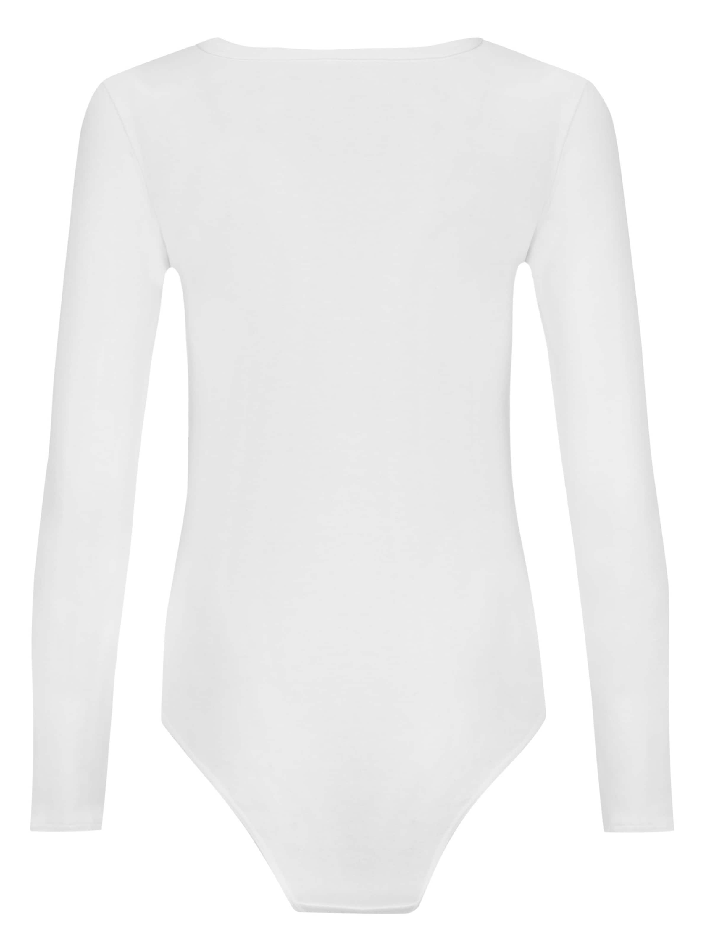 Evoni Blouse Bodysuit in White