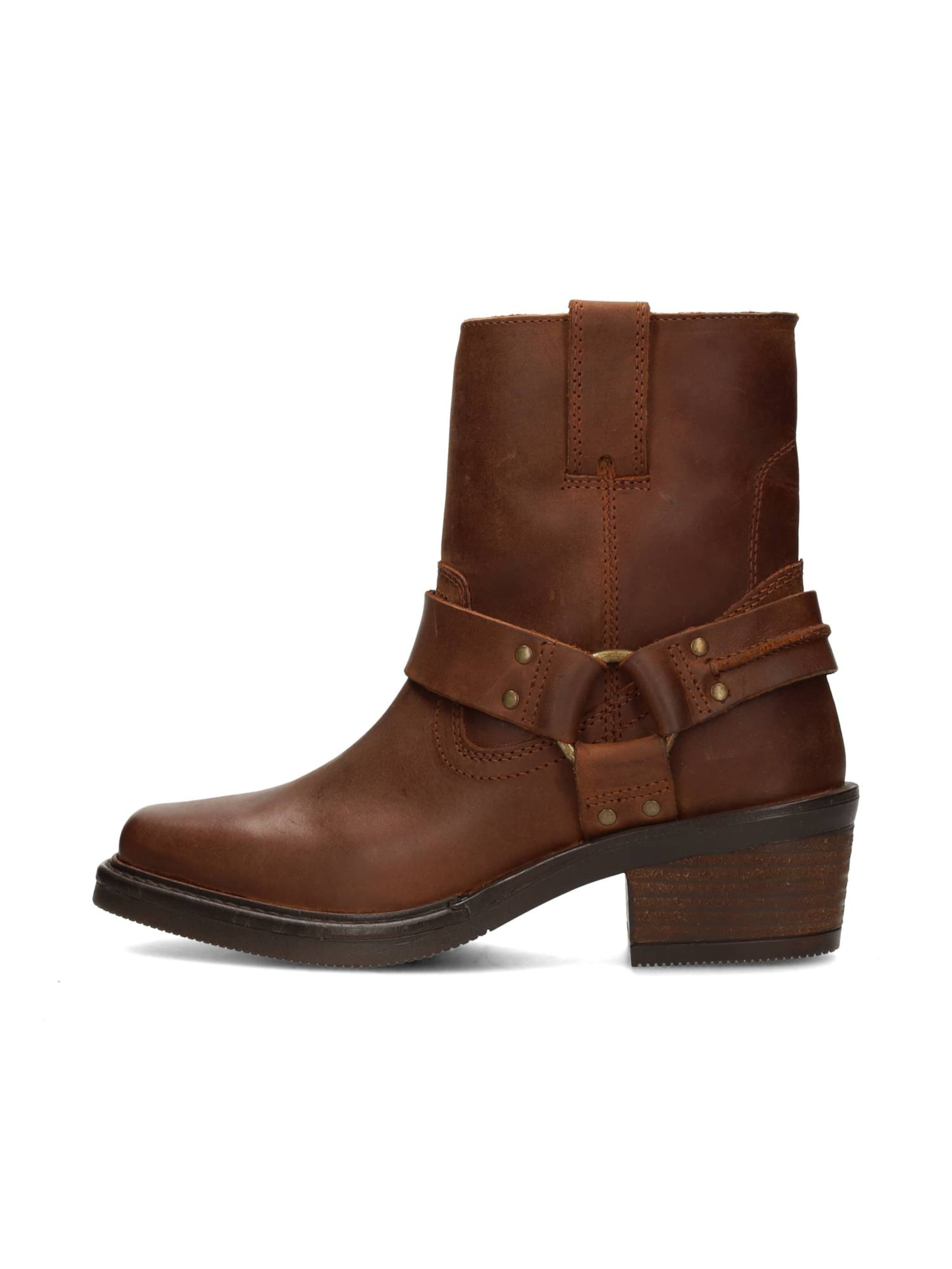 PS Poelman Boots 'Hailee' in Brown: front