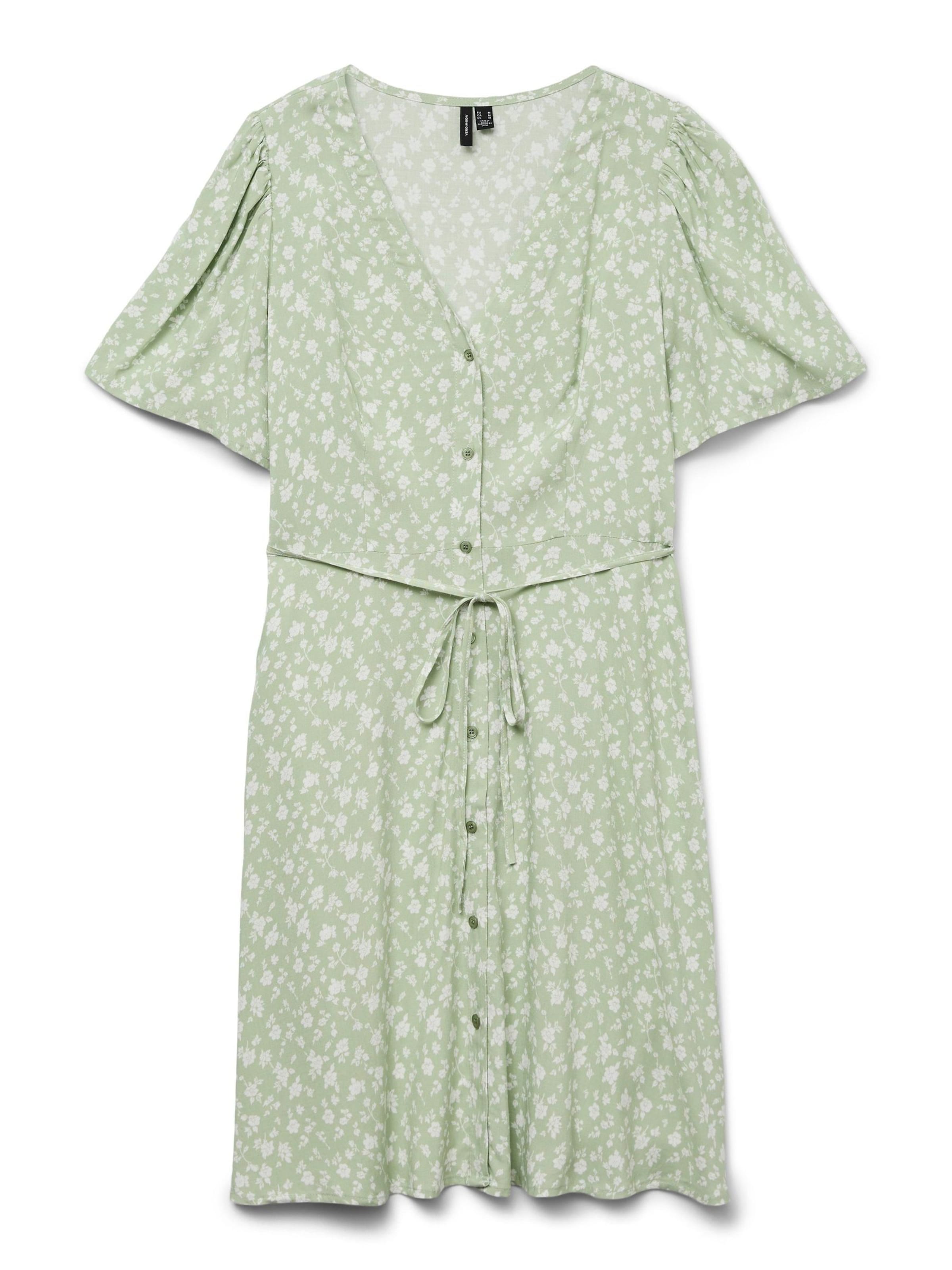 Vero Moda Maternity - Vestido camisero 'VMMalba' en verde: frente