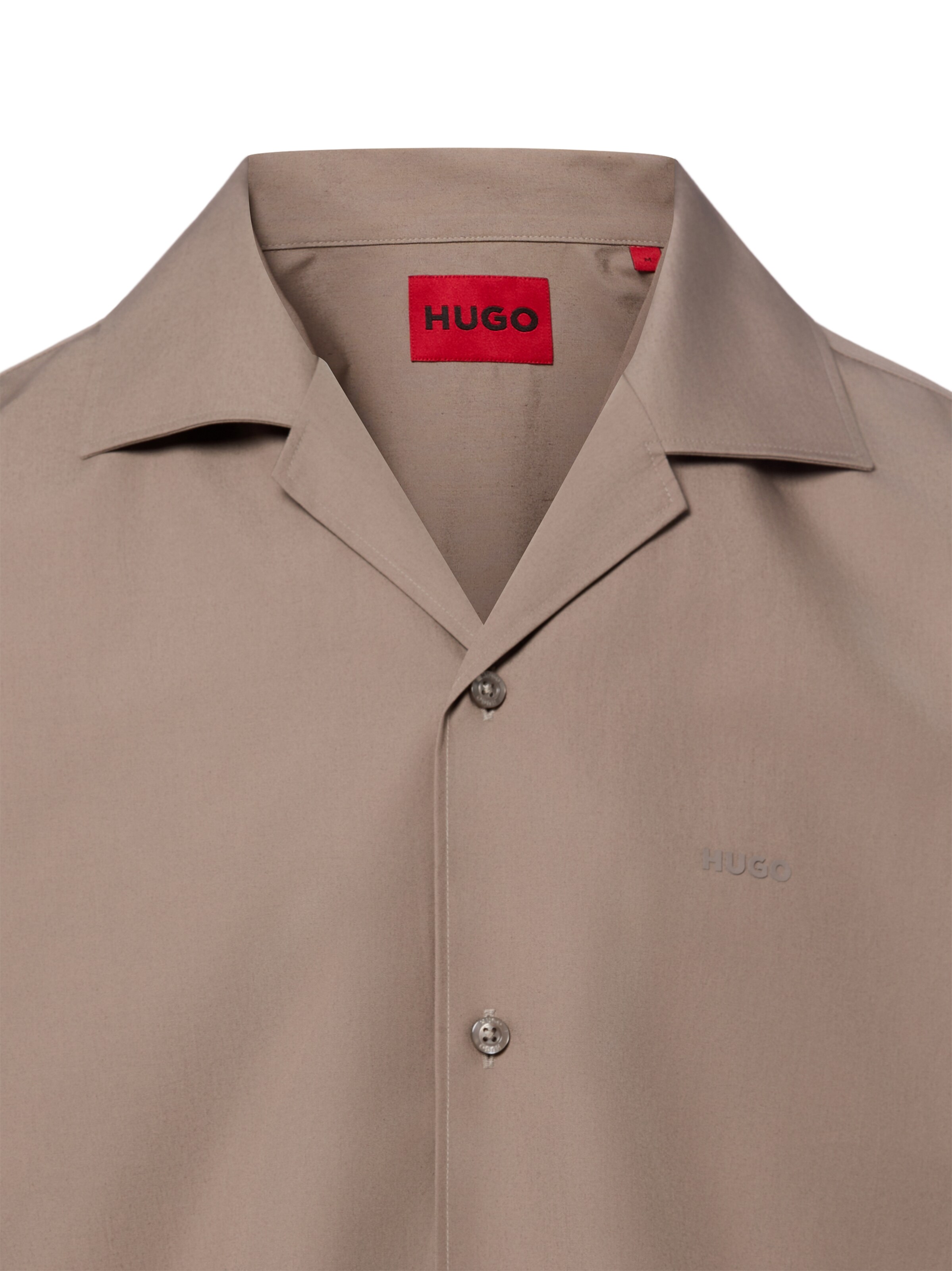 HUGO Regular fit Button Up Shirt 'Espino' in Beige