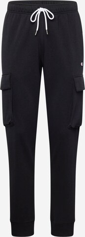 Champion Authentic Athletic Apparel Regular Cargo Pants in Black: front