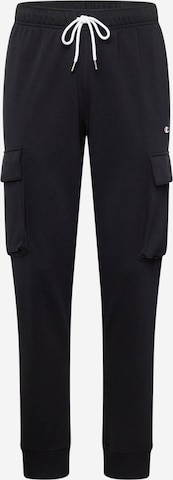 regular Pantaloni cargo di Champion Authentic Athletic Apparel in nero: frontale