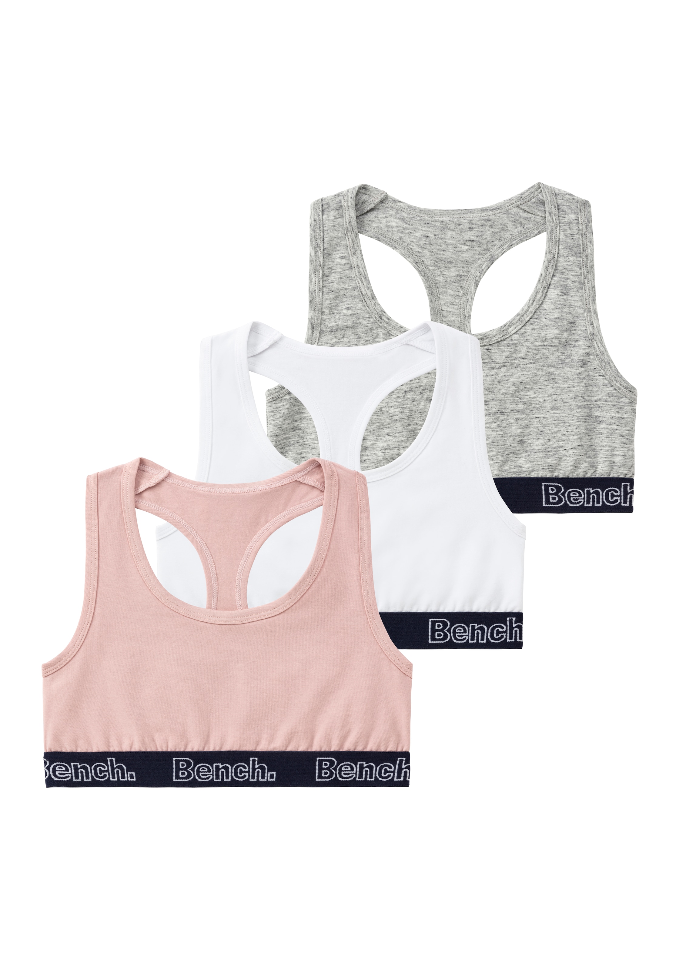BENCH Бюстье Нательная майка в Серый: спереди